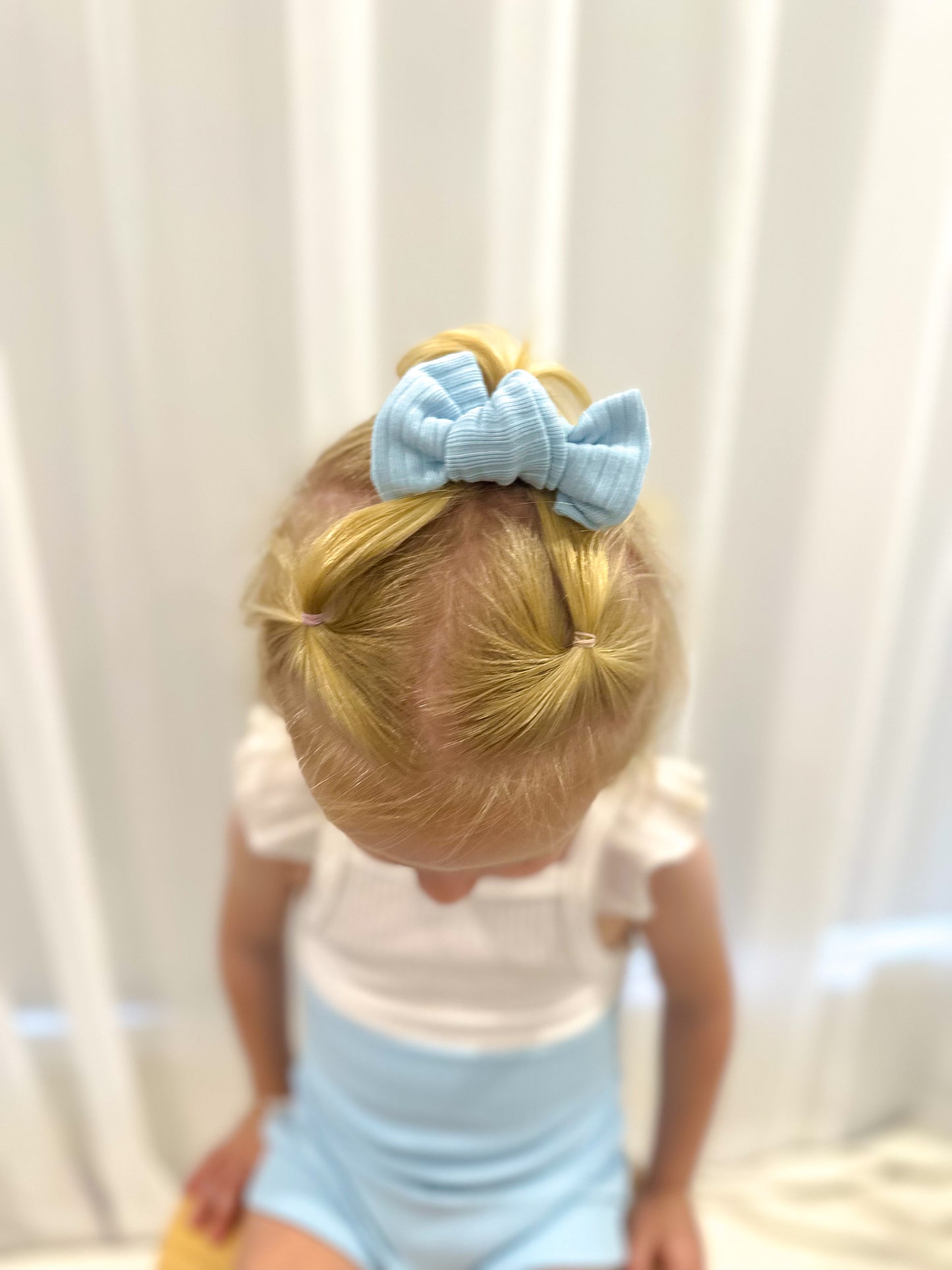 Baby Blue Mini Bow