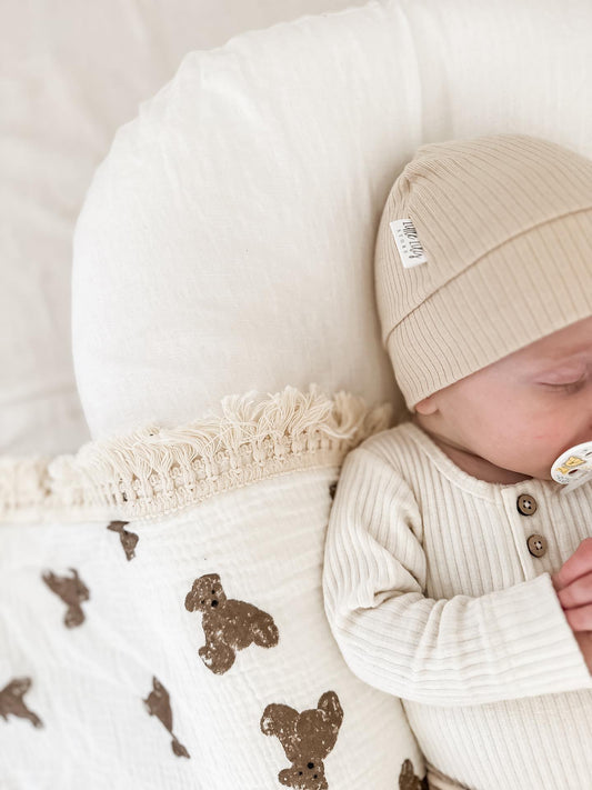 Beige Beanie